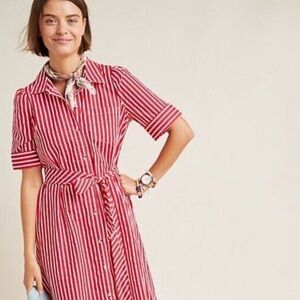 Maeve Kiana Red Stripe Dress